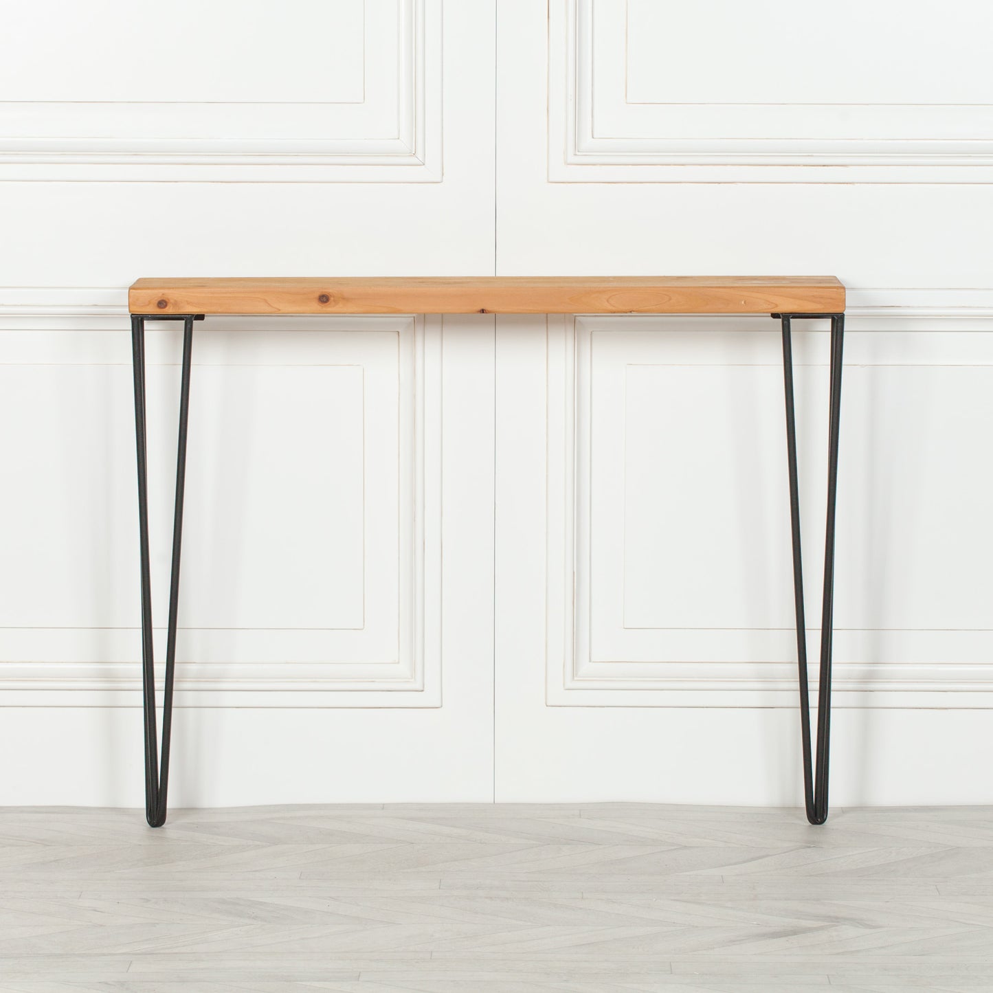 Brookleigh Rustic Pine 77cm Hall Console Table