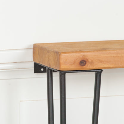 Brookleigh Rustic Pine 92cm Hall Console Table