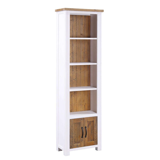 Splash of White Narrow Bookcase