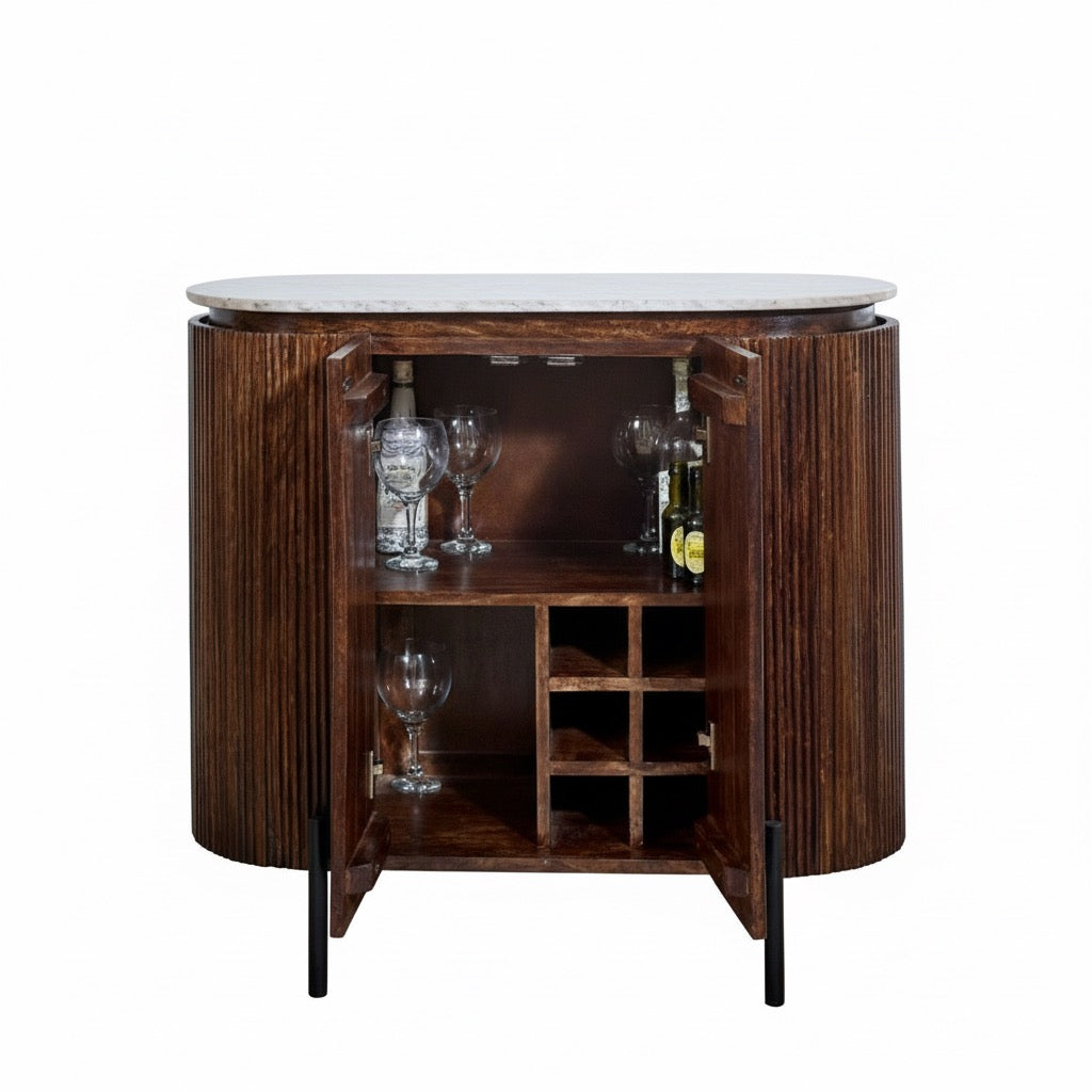 Kavira Mango Wood Drinks Sideboard
