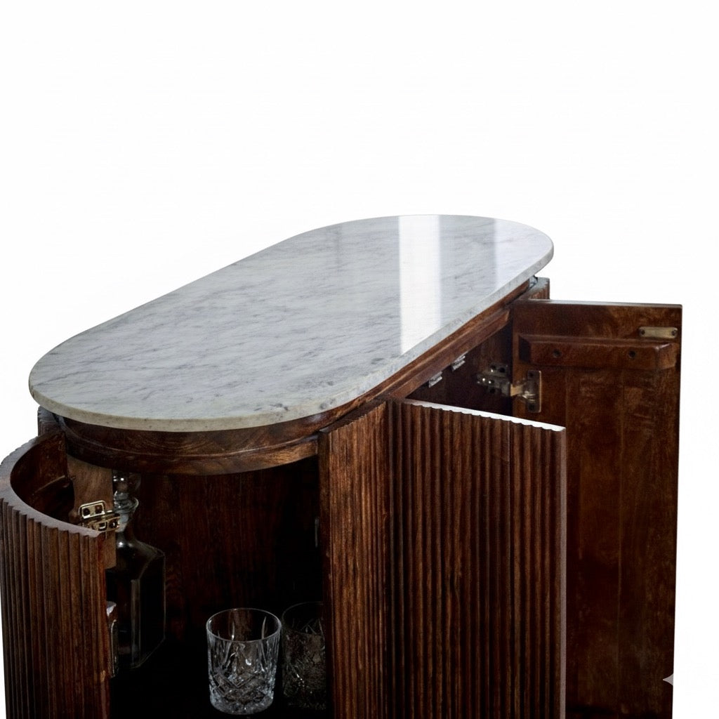 Kavira Mango Wood Drinks Sideboard