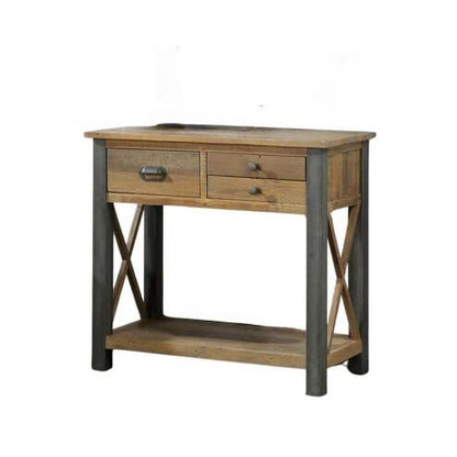 Urban Elegance - Reclaimed Wood Small Console Table