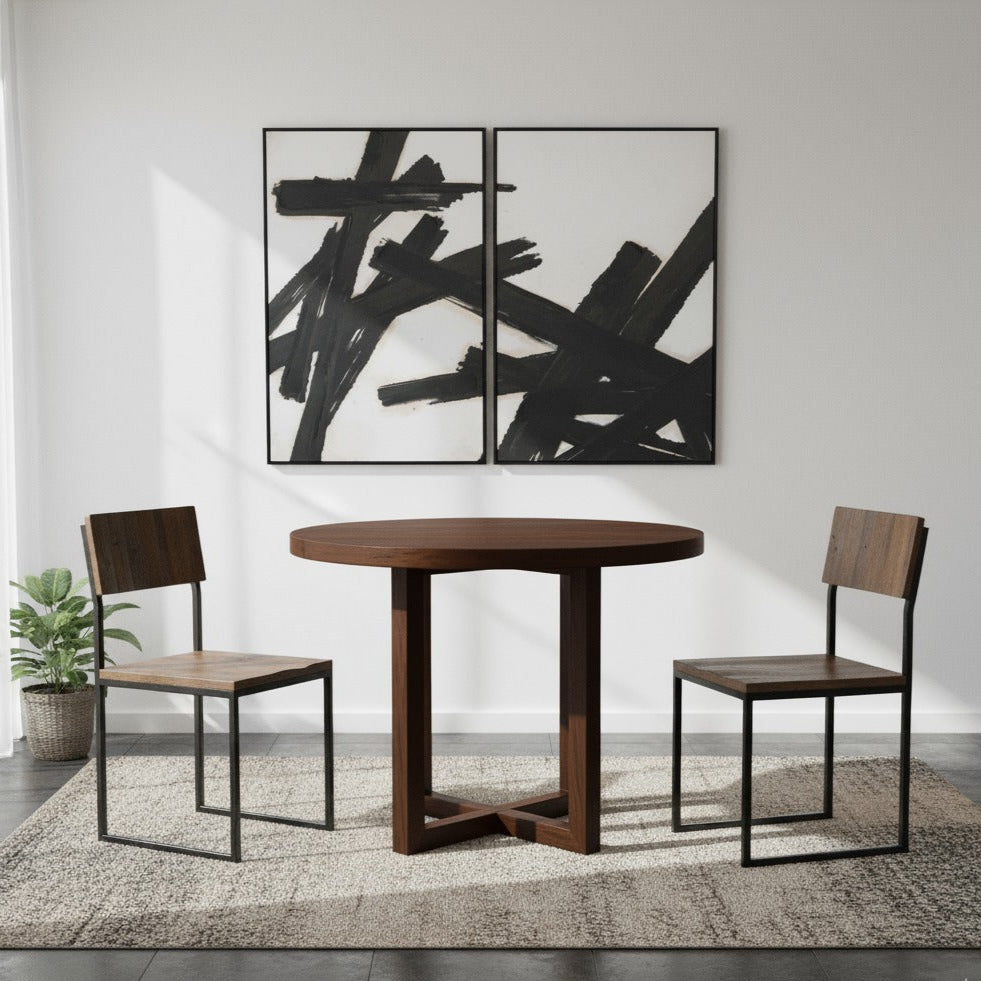 The Orla Cross Base Dining Table