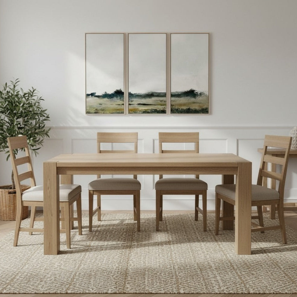 Vermont Large Oak Dining Table