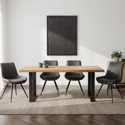 Brooklyn 1.8m Oak Dining Table