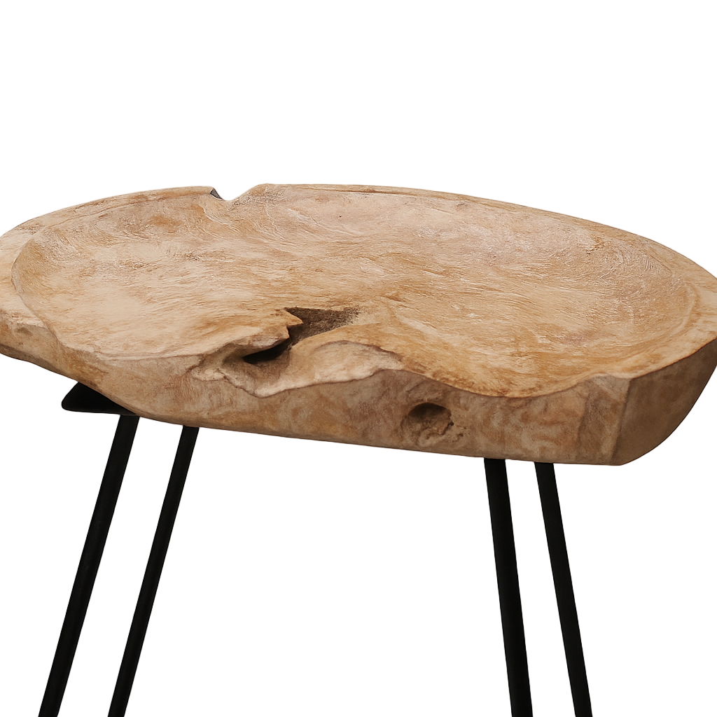 Teak 69cm Bar Stool