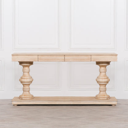 Solmere Mango Wood 180cm Console Table