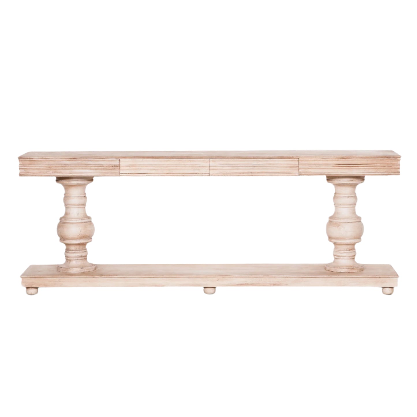 Solmere Mango Wood Console Table with Drawers