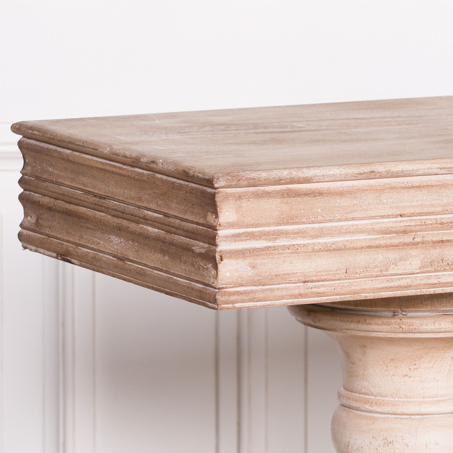 Solmere Mango Wood Console Table with Drawers