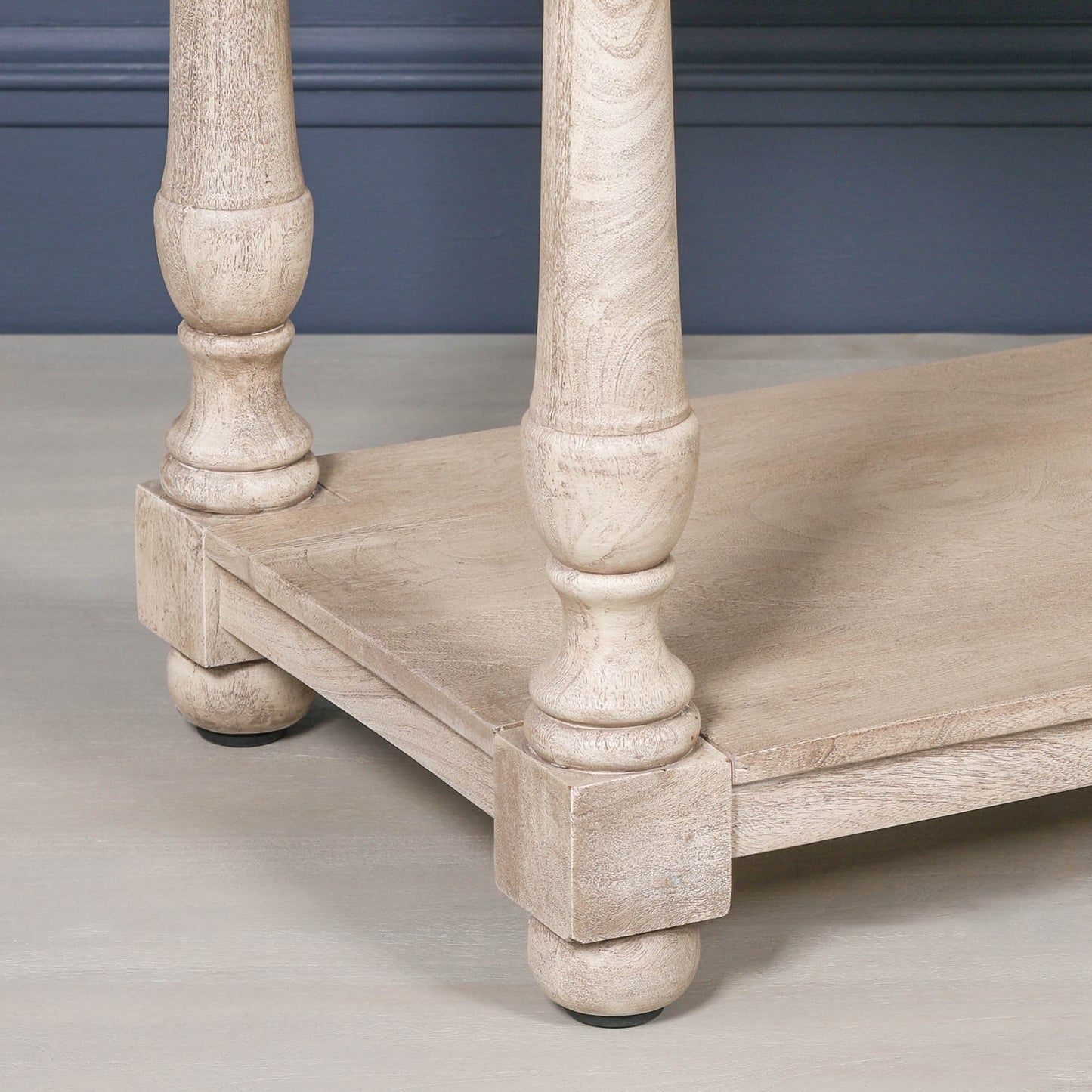 Everden Acacia Wood Single Drawer Console Table