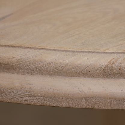 Aubrey 152cm Round Mango Wood Pedestal Dining Table