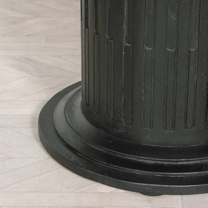 Silas 150cm Round Black Mango Wood Dining Table