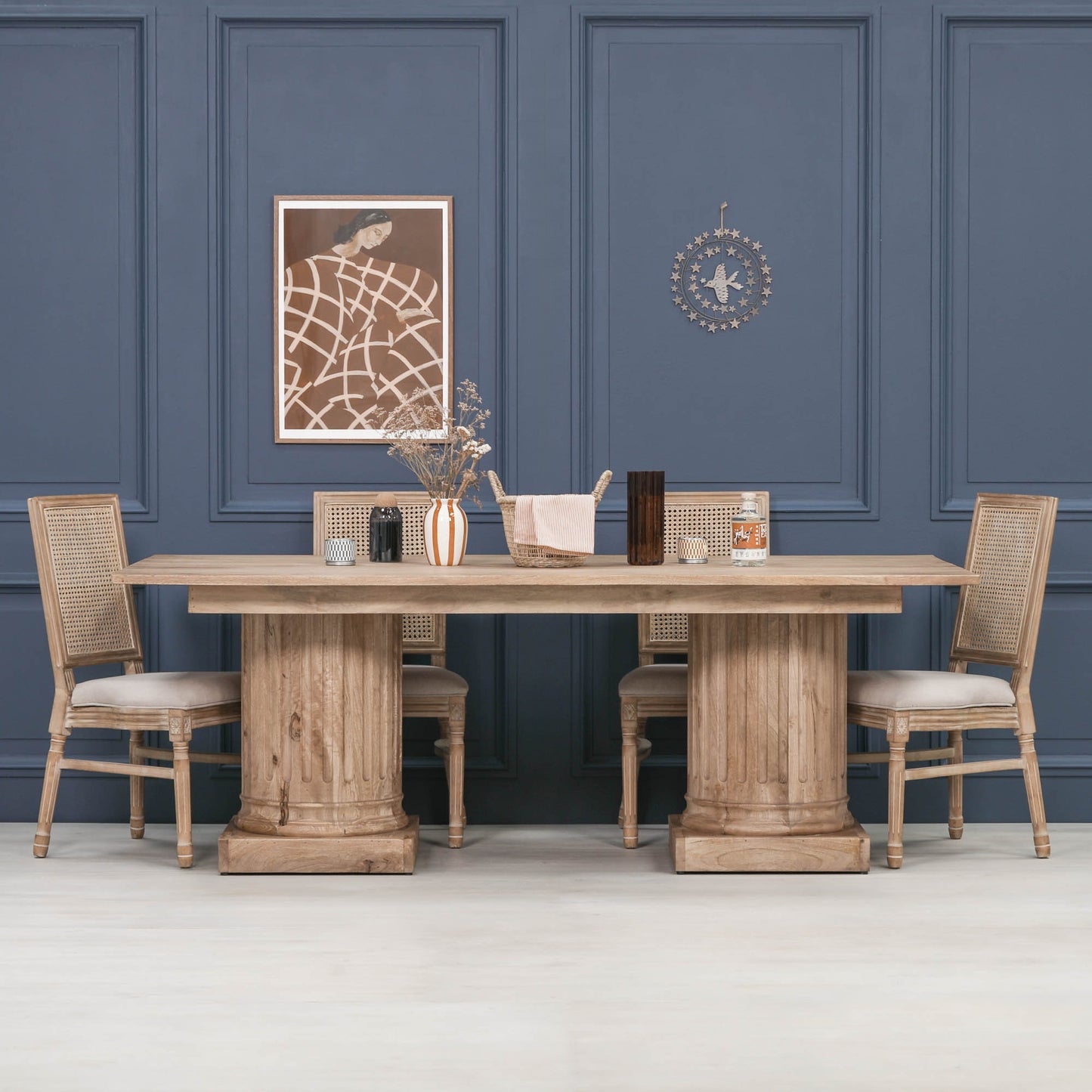 Ravelle 220cm Mango Wood Dining Table