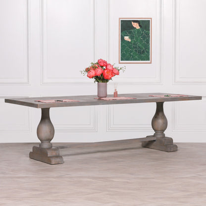 Ashwick 260cm Grey Mango Wood Dining Table