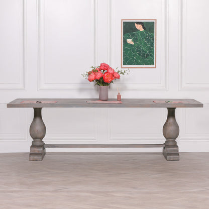 Ashwick 260cm Grey Mango Wood Dining Table