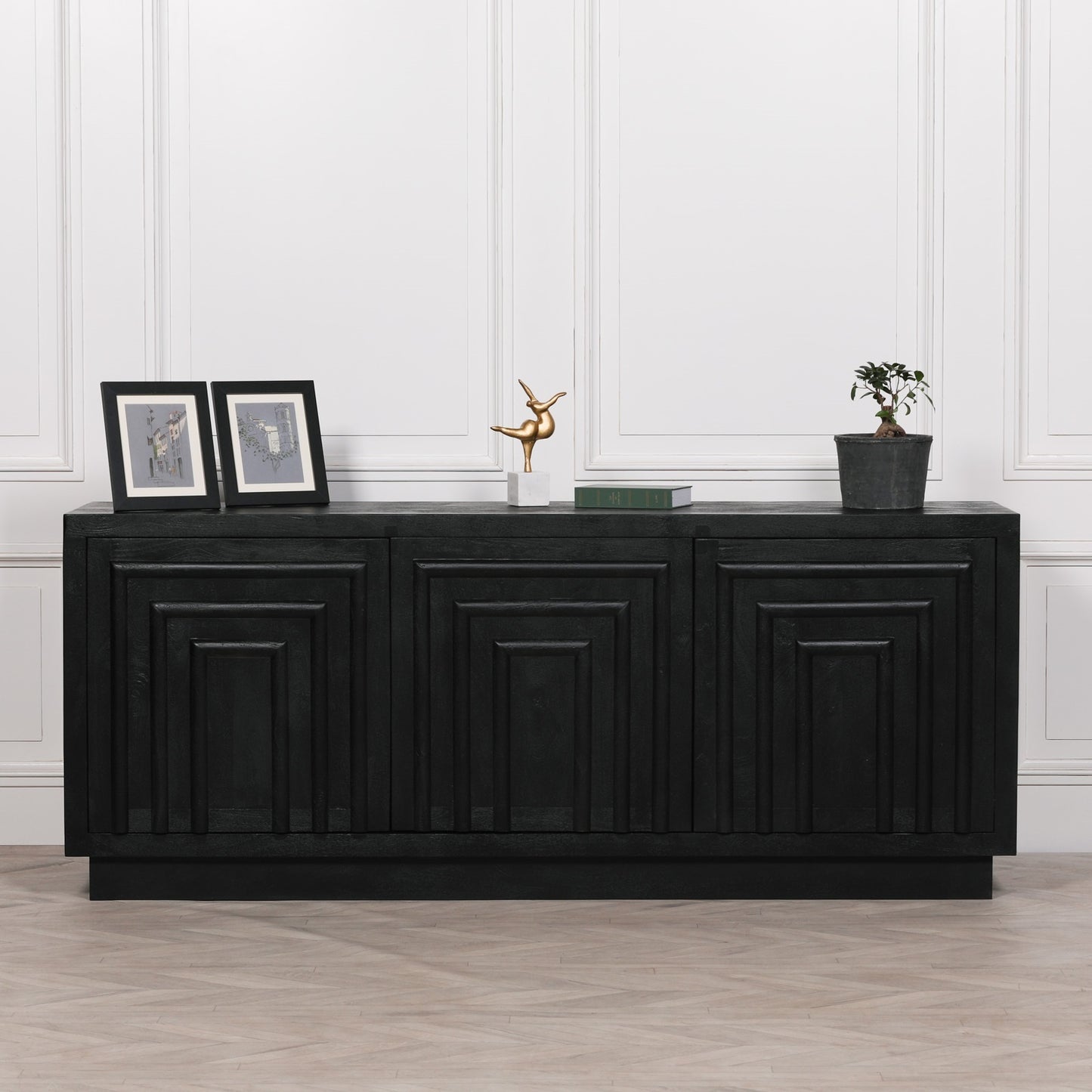 Silas Black Mango Wood Sideboard