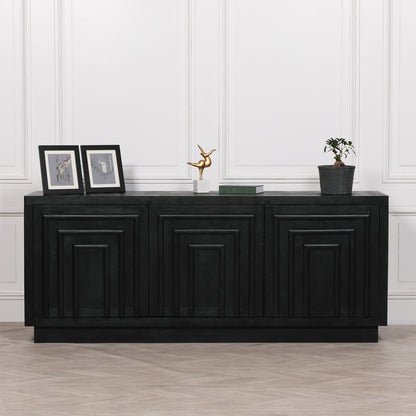 Silas Black Mango Wood Sideboard