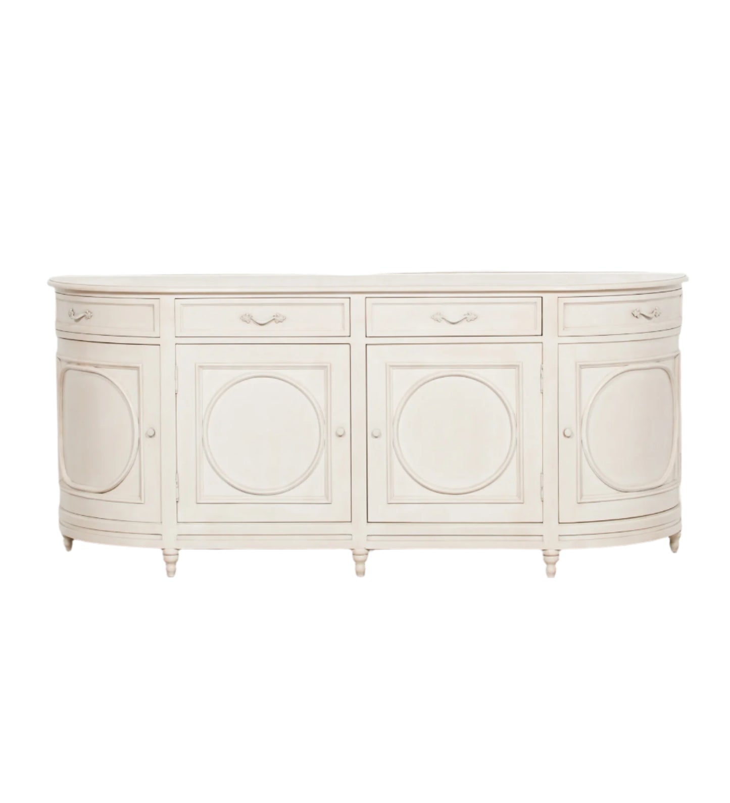 Bayur Wood Aged Ivory Sideboard
