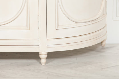 Bayur Wood Aged Ivory Sideboard