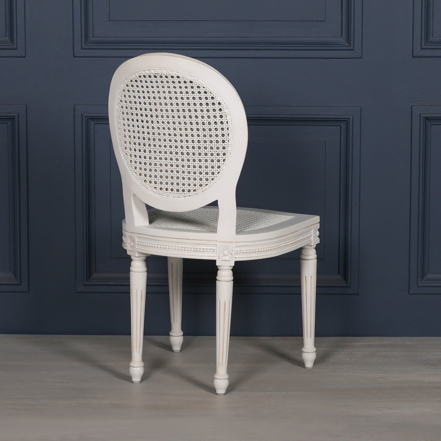 Chateau Mahogany White Dining Chair