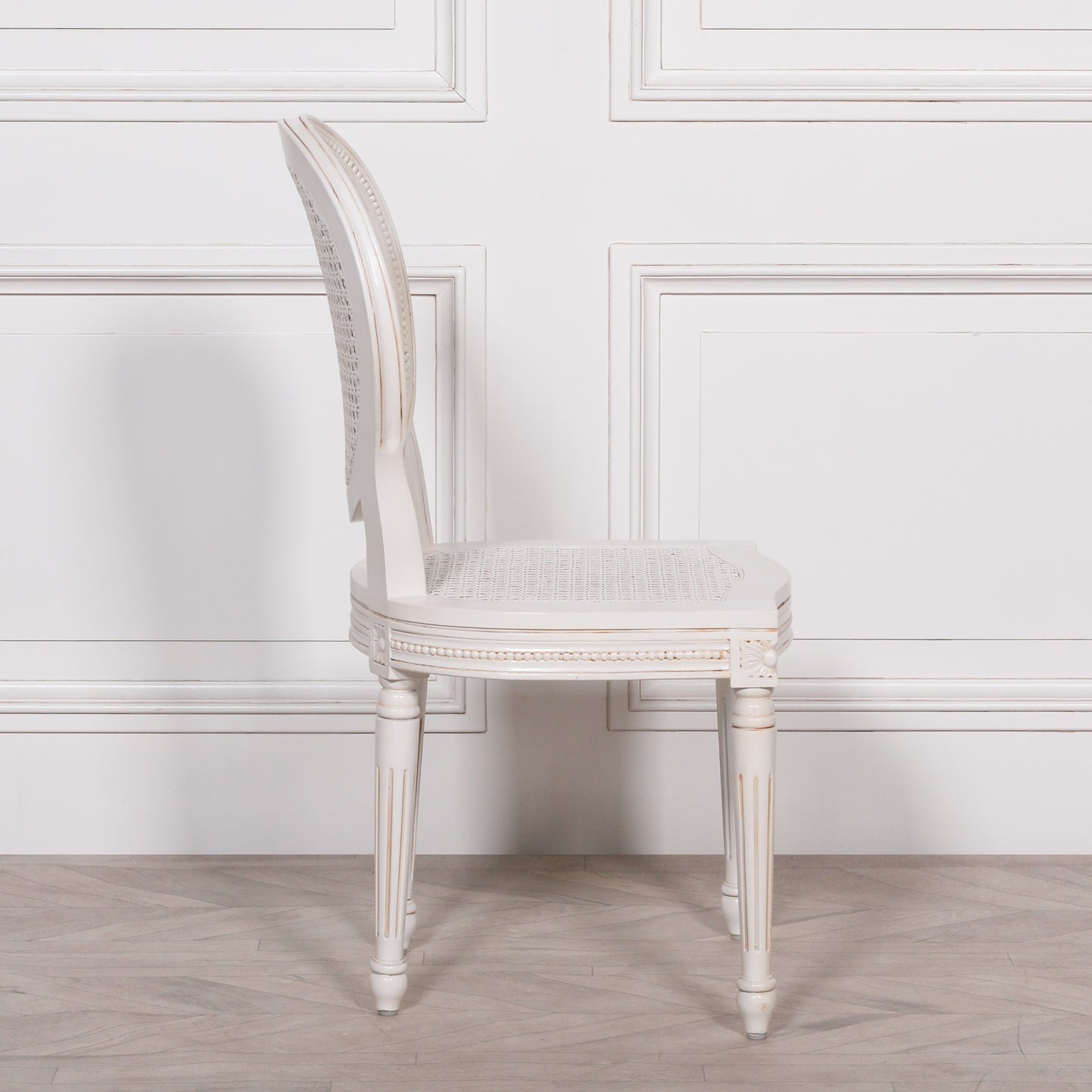 Chateau Mahogany White Dining Chair