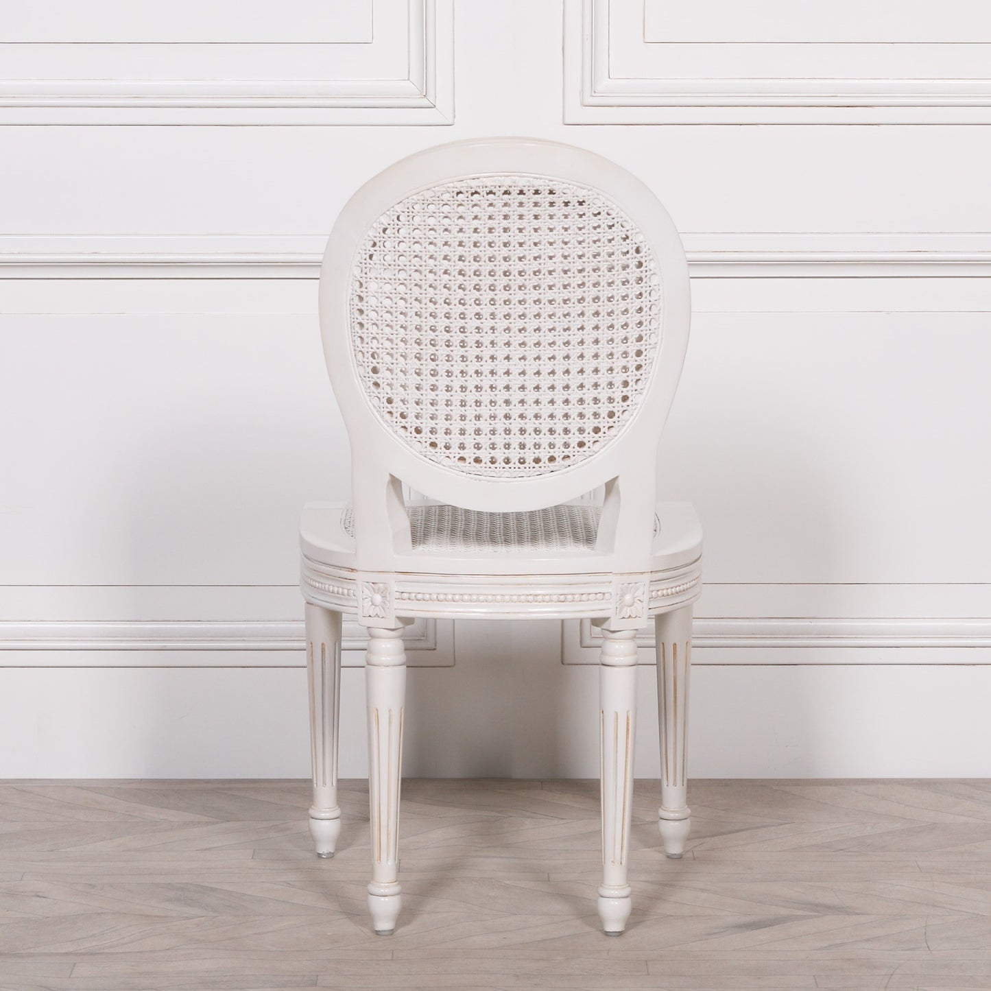 Chateau Mahogany White Dining Chair