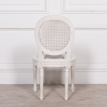 Chateau Mahogany White Dining Chair