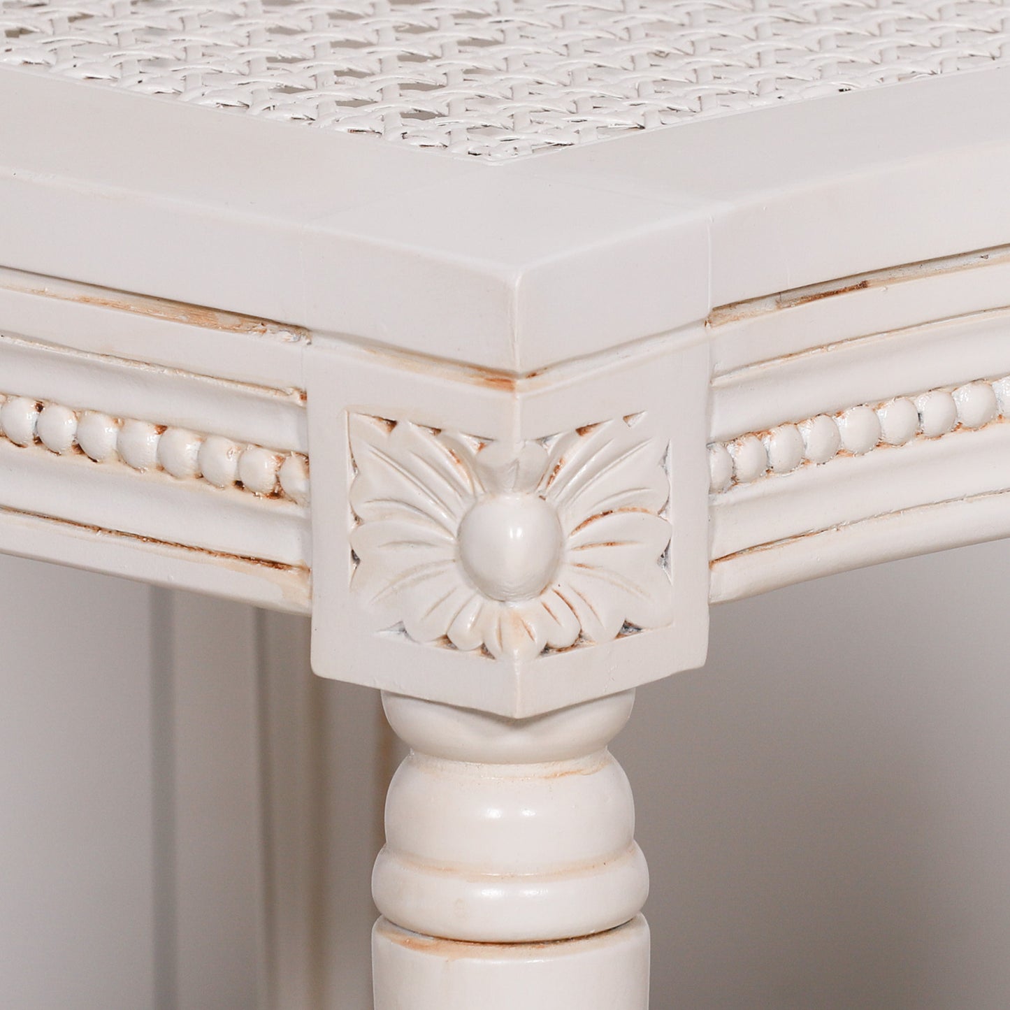 Chateau Mahogany White Dining Chair