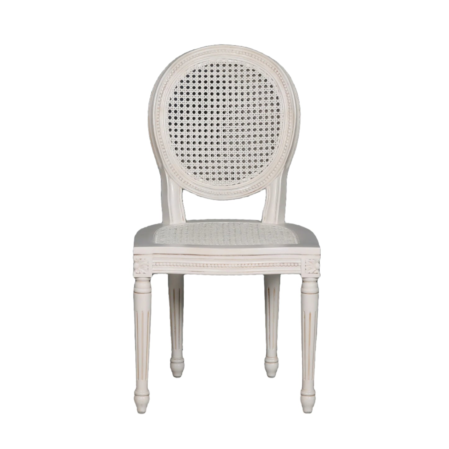 Chateau Mahogany White Dining Chair