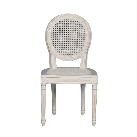 Chateau Mahogany White Dining Chair