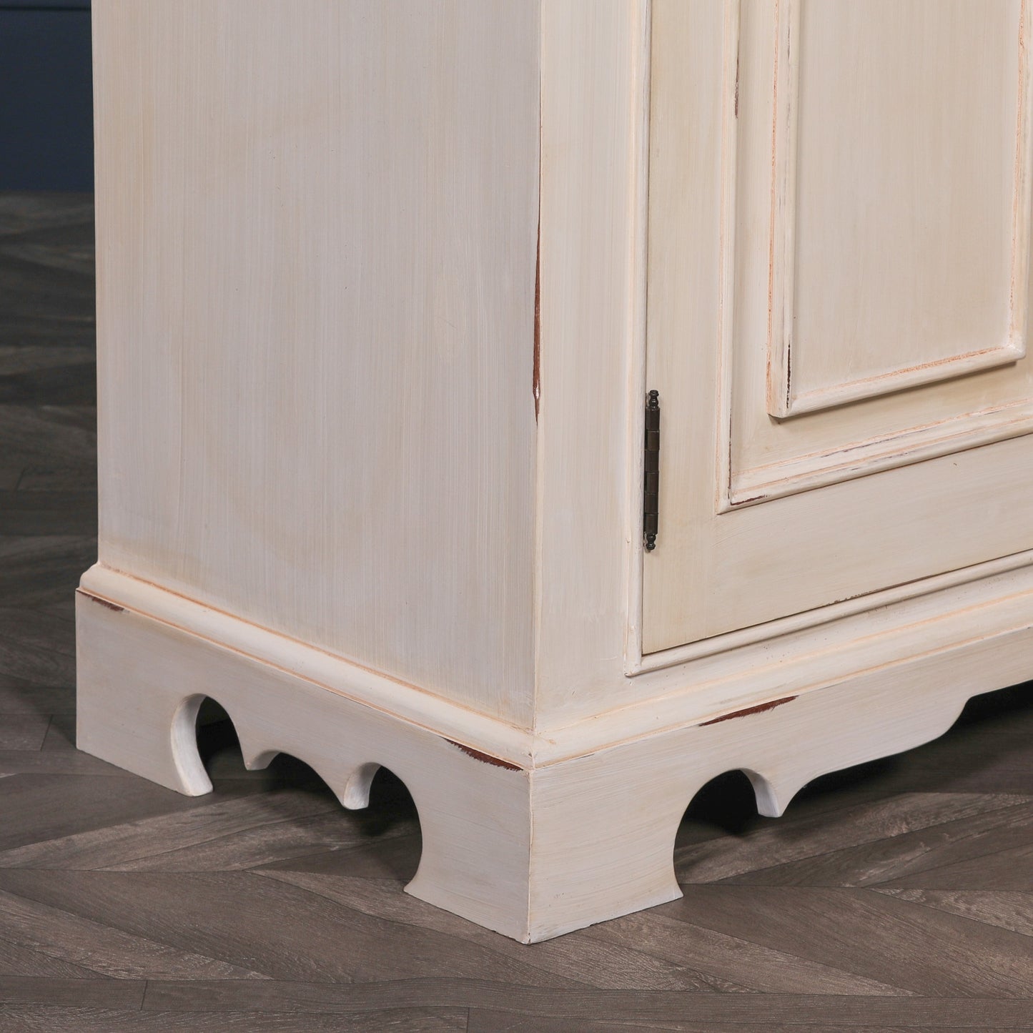 Elden Distressed Mahogany White Sideboard