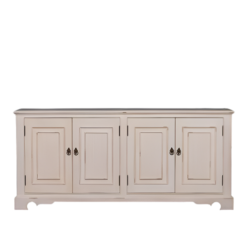 Elden Distressed Mahogany White Sideboard
