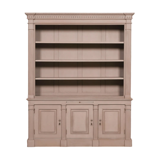 Elden Painted Mahogany Bookcase Display Cabinet