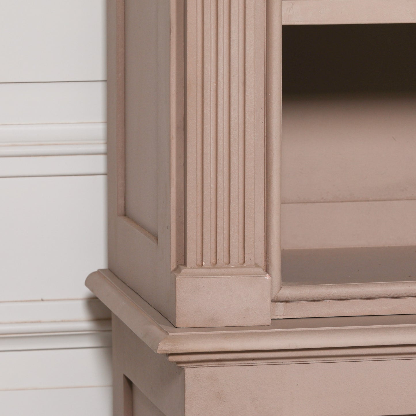 Elden Painted Mahogany Bookcase Display Cabinet