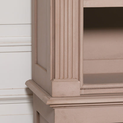 Elden Painted Mahogany Bookcase Display Cabinet