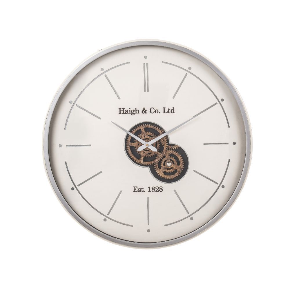 Wood Working Cog Wall Clock