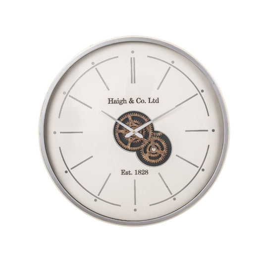 Wood Working Cog Wall Clock