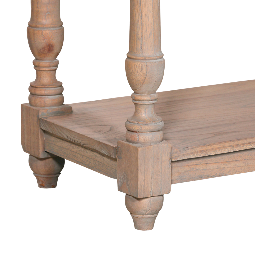 Arbouré Rustic White Cedar Console Table