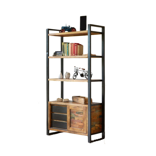 Urban Chic Large Bookcase with Storage