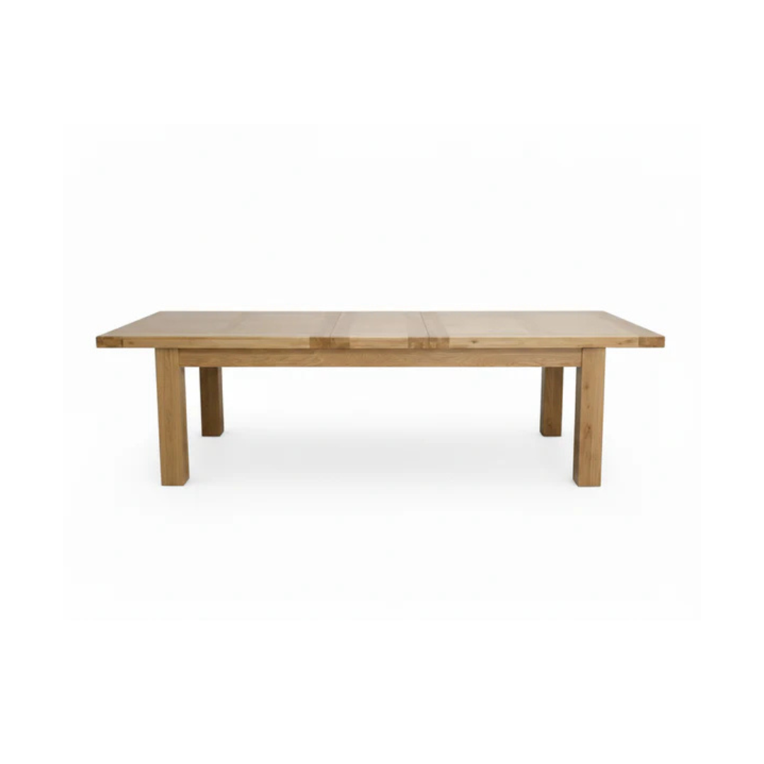 Deluxe Large 8-14 Seater Extendable Oak Dining Table