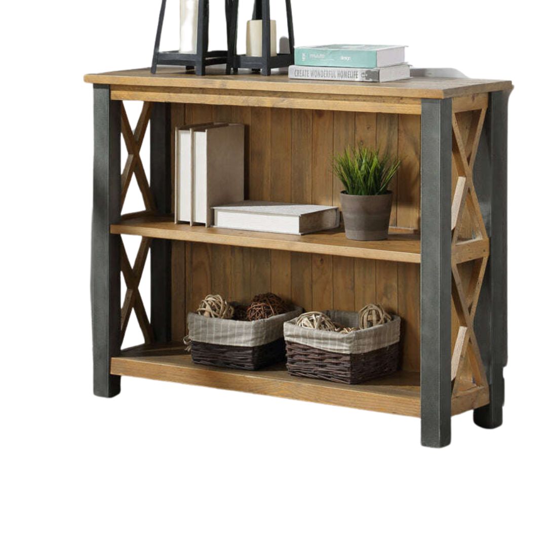Urban Elegance Reclaimed Low Bookcase