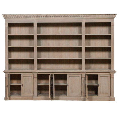 Arbouré Extra Large White Cedar Triple Bookcase