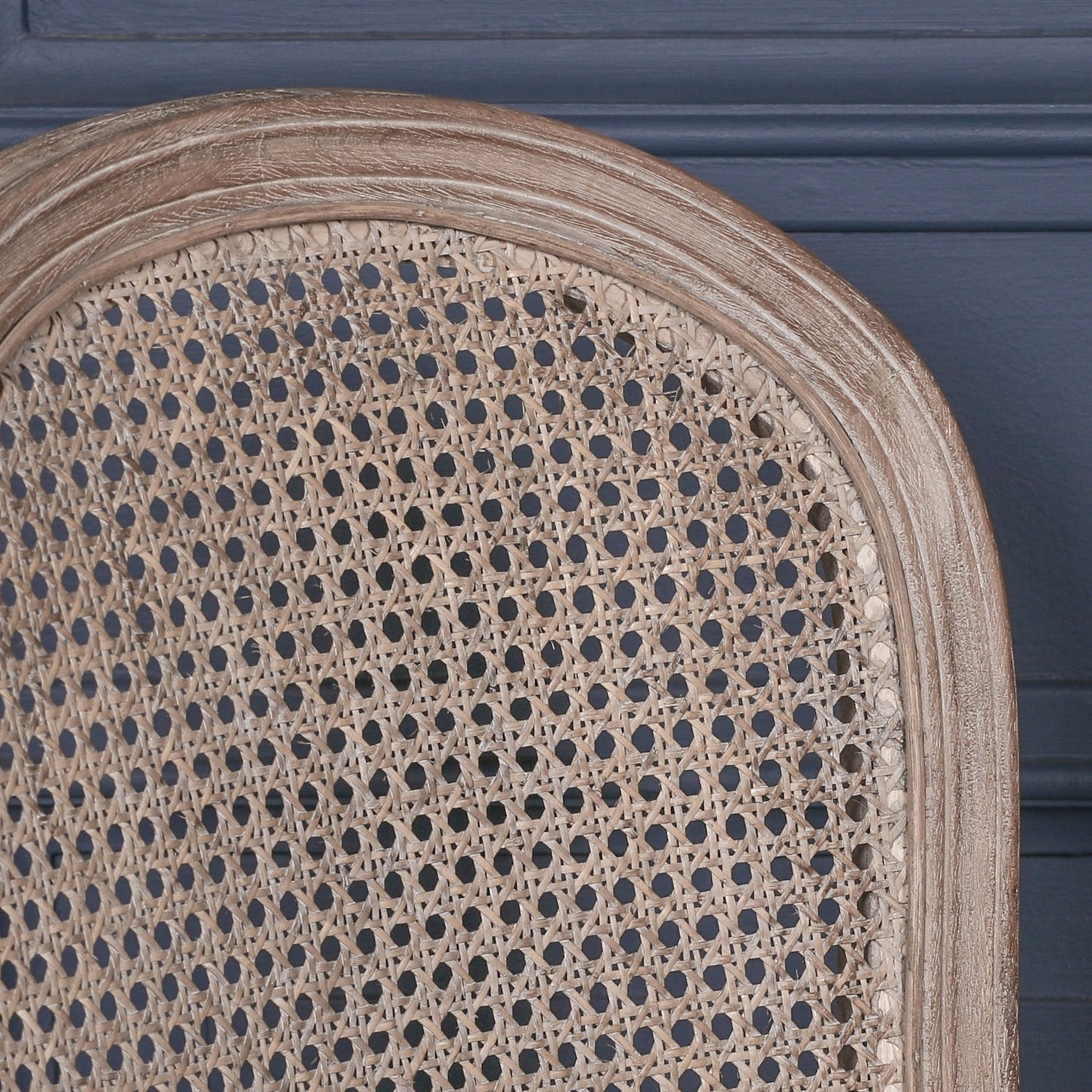Louis Birch Wood Upholstered Dining Arm Chair