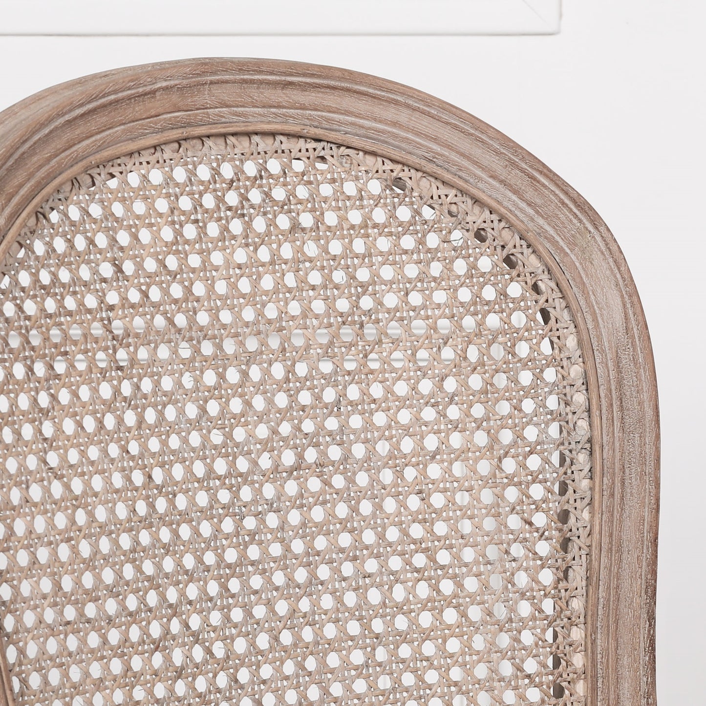Louis Birch Wood Upholstered Dining Arm Chair