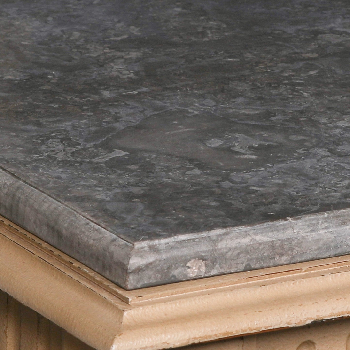 Arbouré Painted White Cedar Console Table with Stone Top