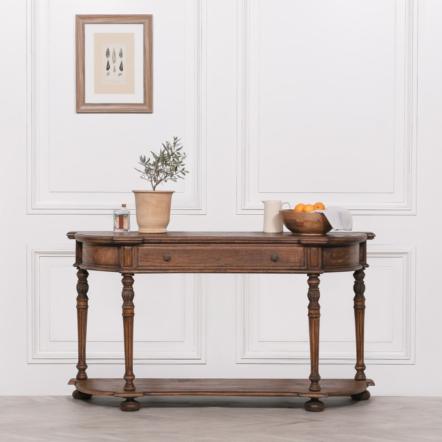 Arbouré Rustic White Cedar 151cm Console Table