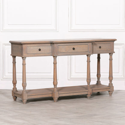 Arbouré Rustic White Cedar Console Table
