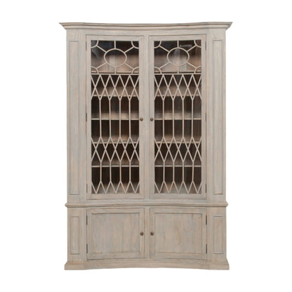 Arbouré White Cedar Concave Display Cabinet