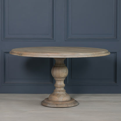 Ashwick 147cm Round Mango Wood Dining Table