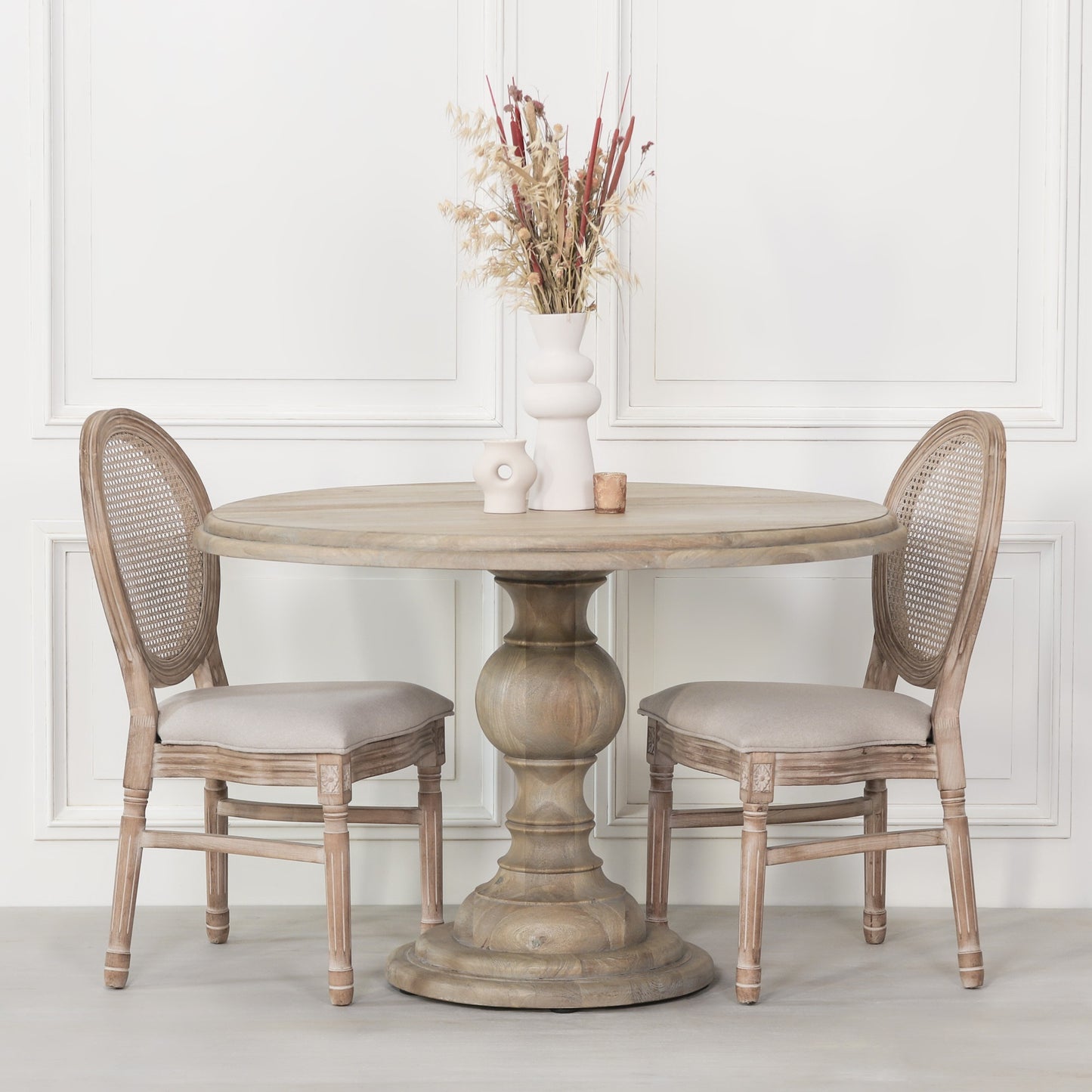 Ashwick 120cm Round Mango Wood Dining Table